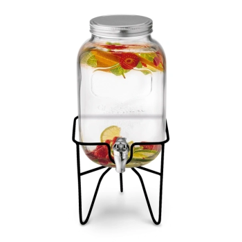 Słój 4l z kranem na podstawce 1036