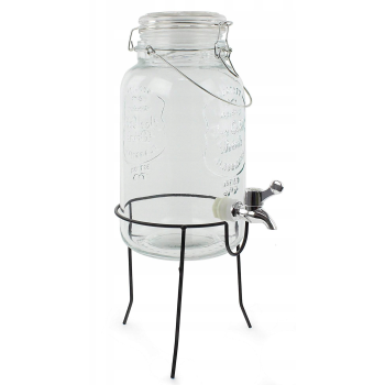 Słój 4L z kranem na podstawce 2010