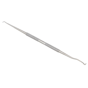 Łyżeczka do przekładania larw dwustronna - nierdzewna