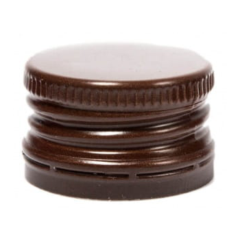 Zakrętka FI 28 brązowa